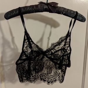 Black Sexy Lace Bralette